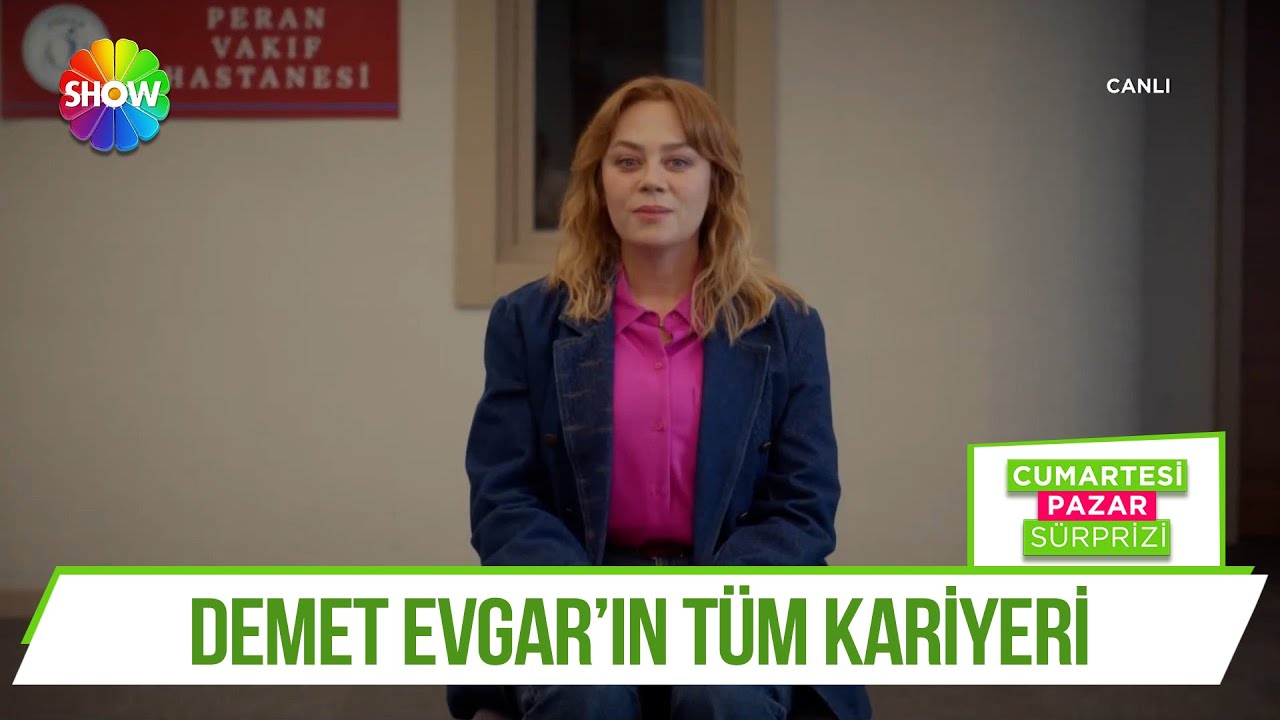 Başarılı oyuncu Demet Evgar'ın portresi!