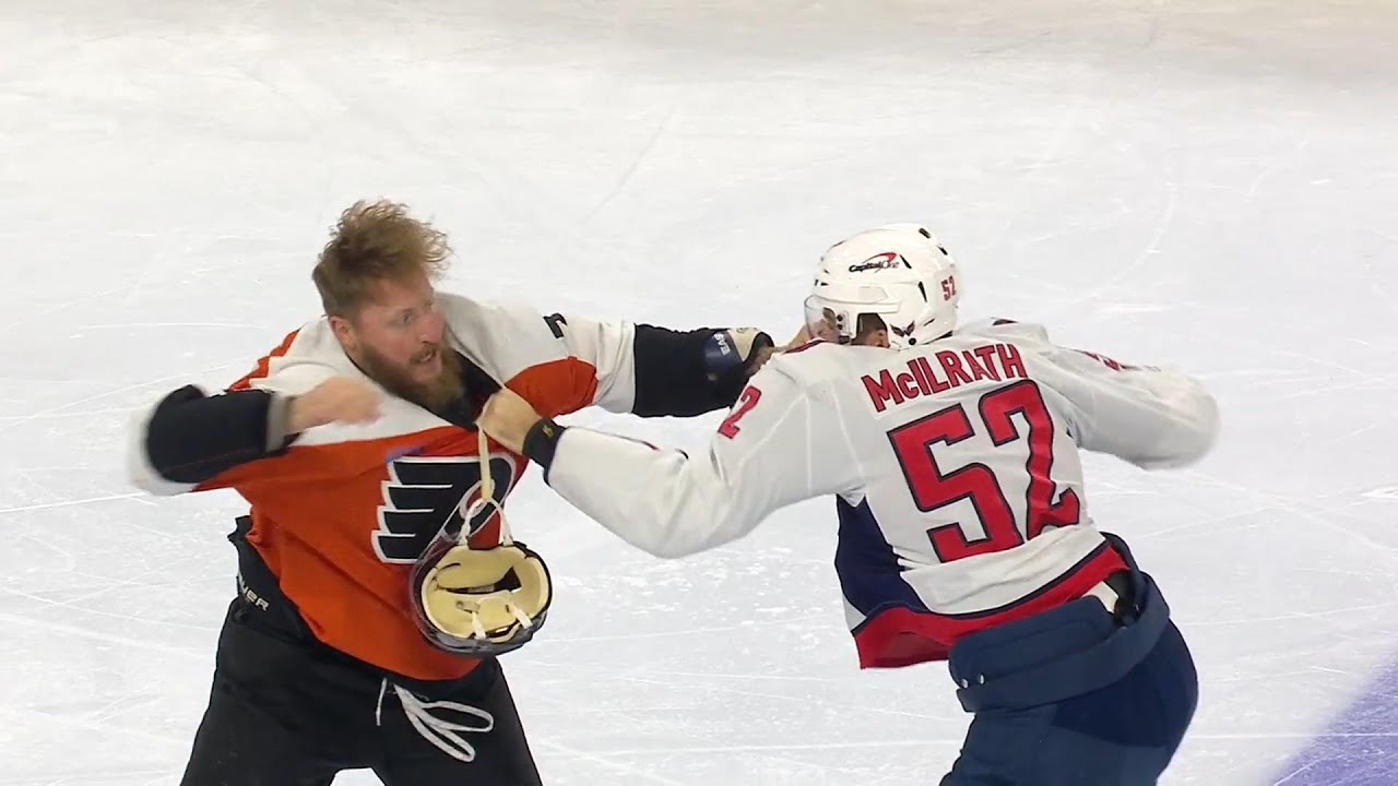 Nicolas Deslauriers and Dylan Mcllrath Drop The Gloves