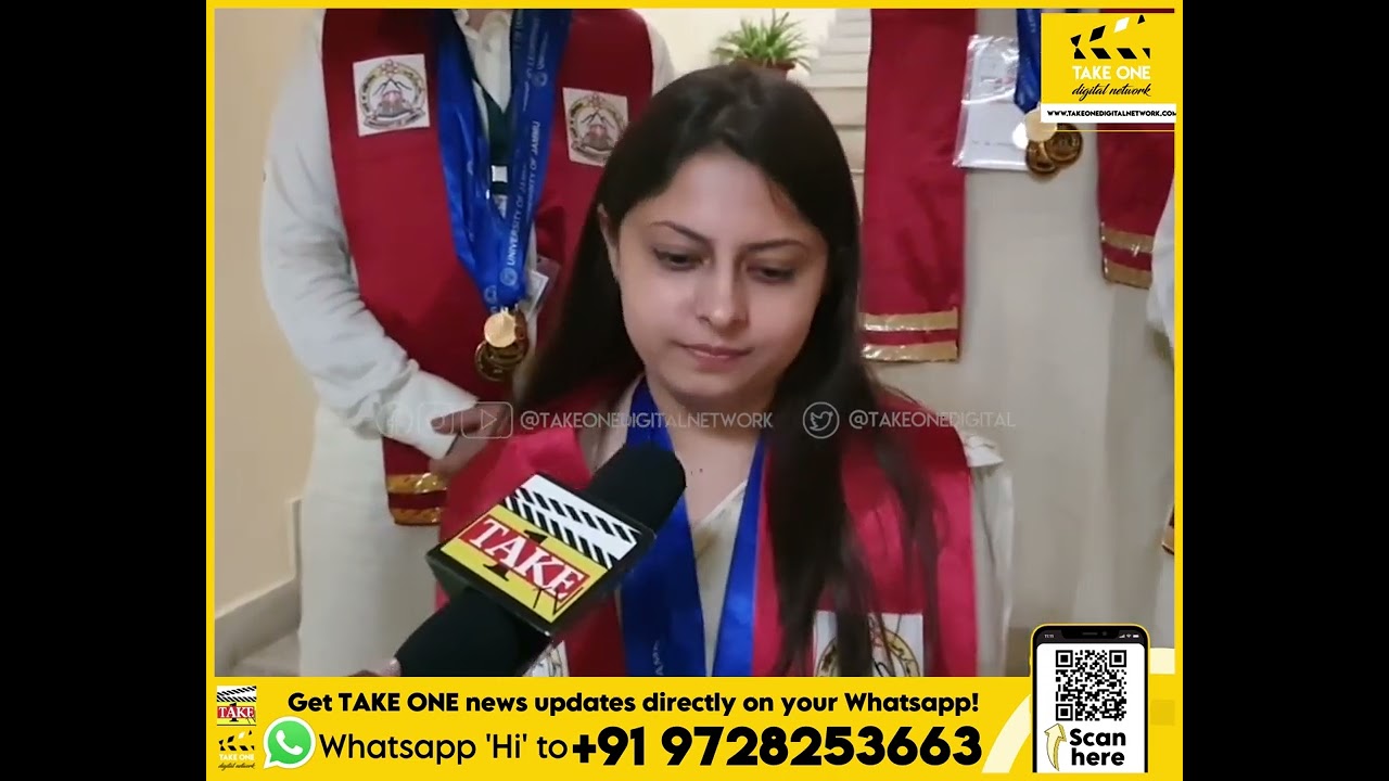 Gold Medalists of Jammu University share success stories with Take One