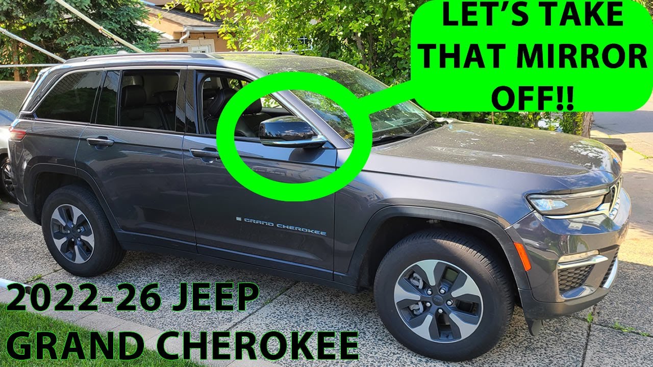 How To Remove 2022-2026 Jeep Grand Cherokee Door Mirror.