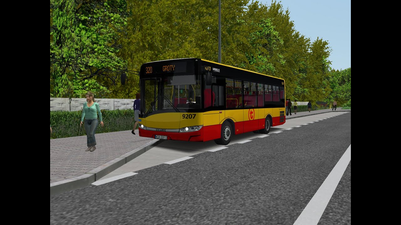 OMSI 2 - WARSZAWA BEMOWO 320 GROTY / SOLARIS URBINO 8,9LE #9207 MOBILIS | KUBSSS