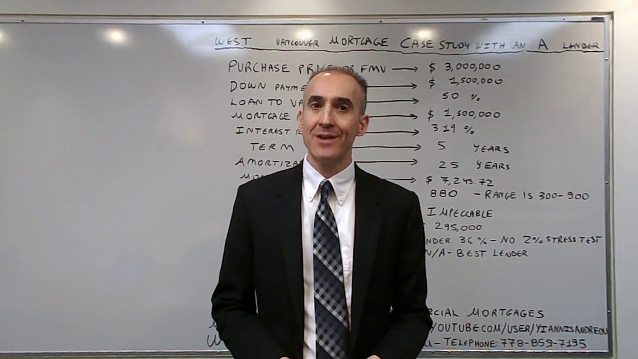 West Vancouver Mortgage Case Study with an A Lender - No Stress Test