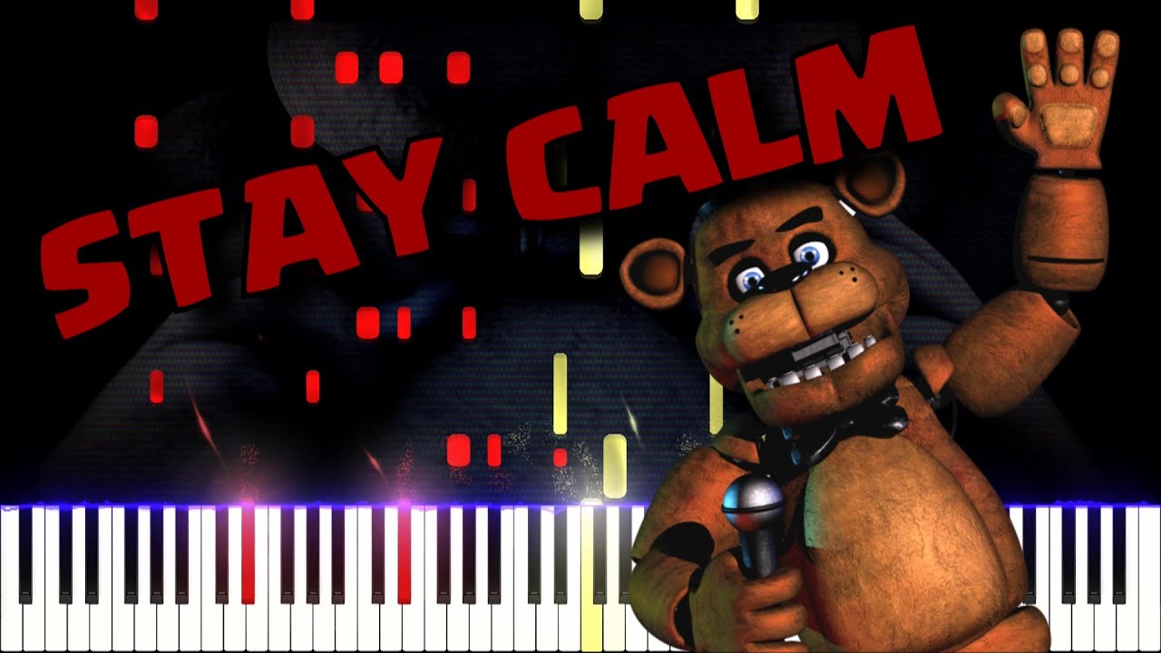 Stay Calm - FNaF song by Griffinilla | Piano Tutorial