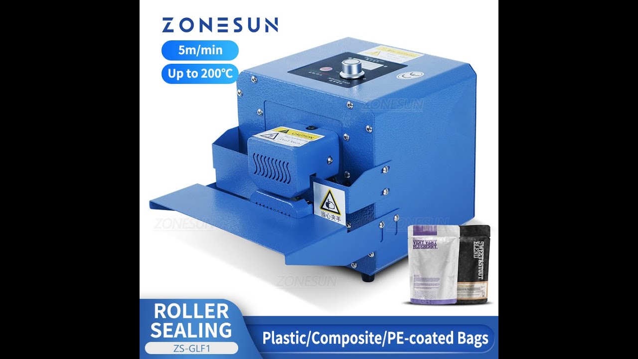 ZONESUN ZS-GLF1 Roller Sealing Machine Operation Steps