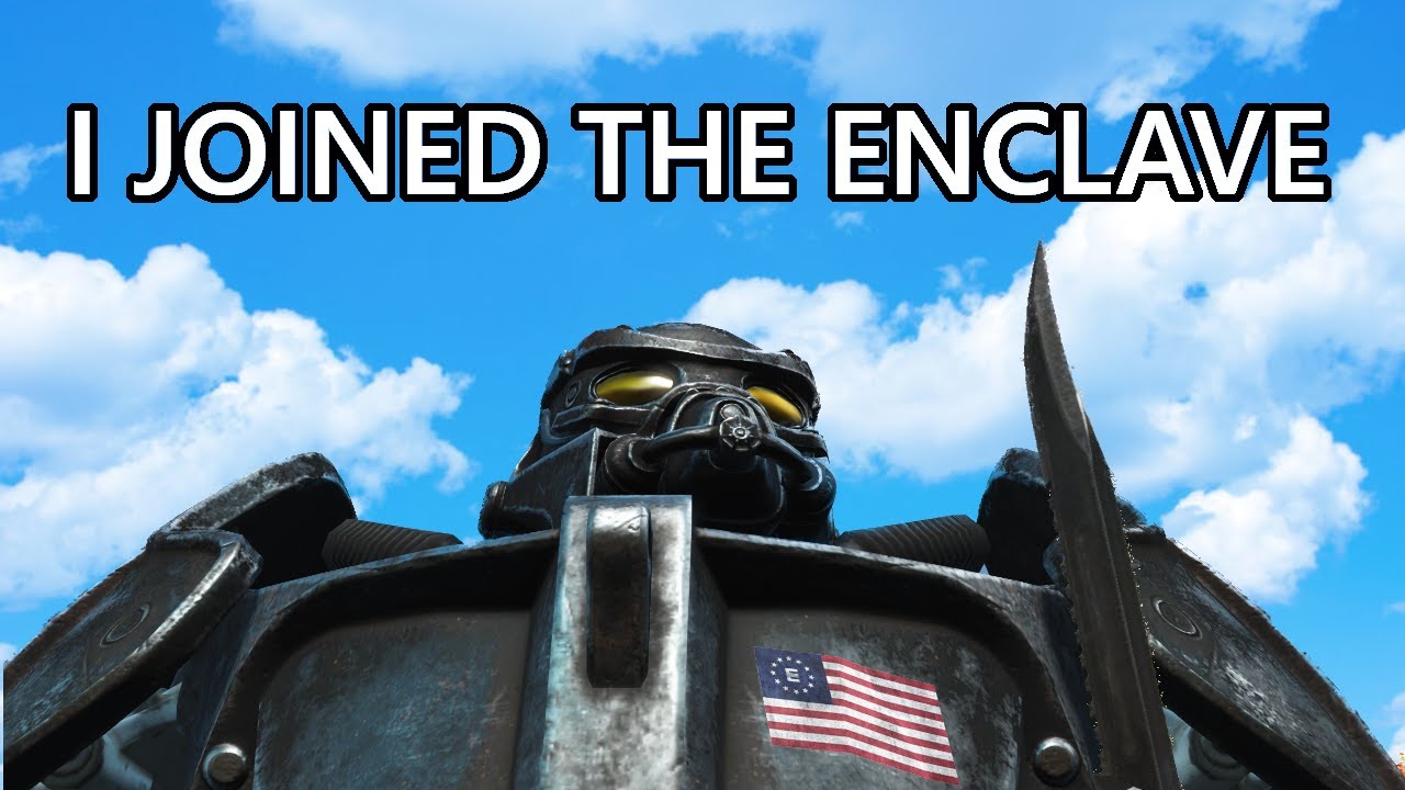 fallout 4 but I joined the enclave