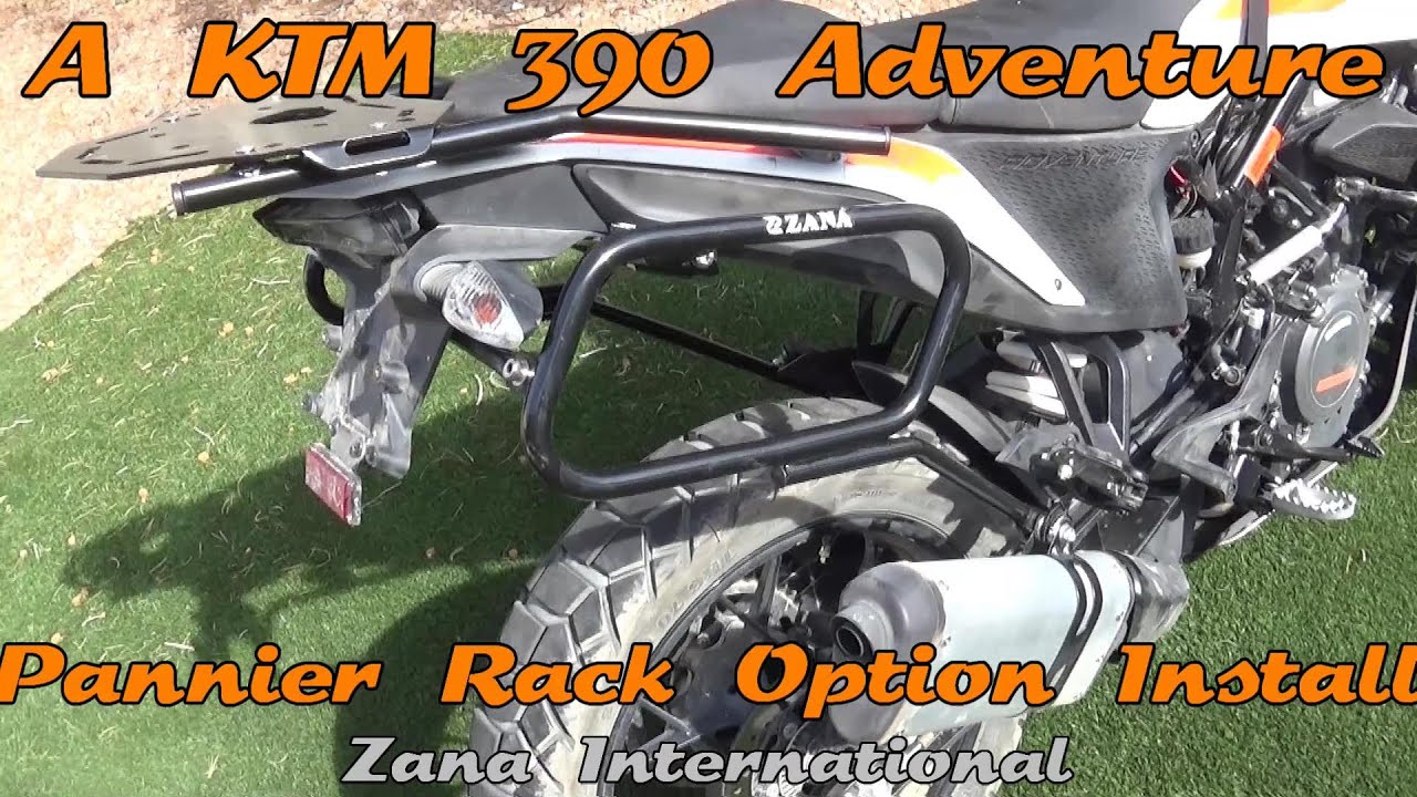 A KTM 390 Adventure - Pannier Rack Options and Value