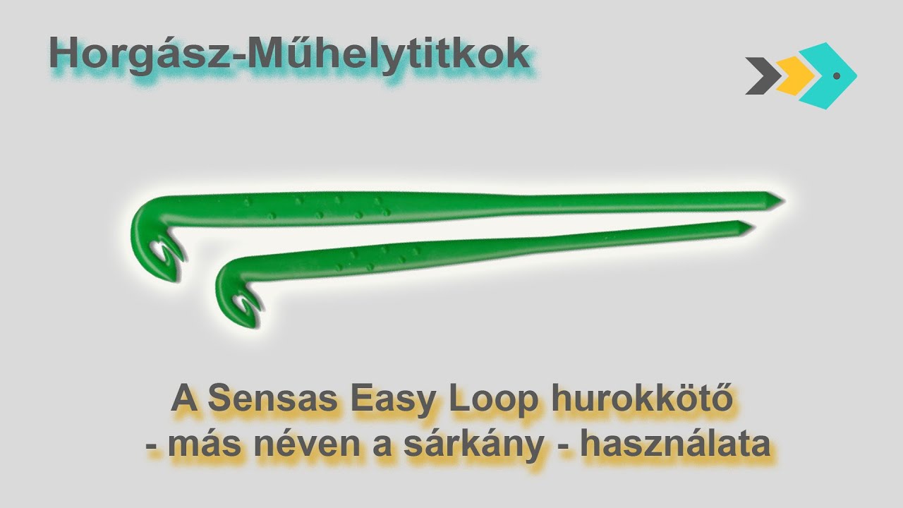 Horg&aacute;sz-Műhelytitkok - A s&aacute;rk&aacute;ny hurokk&ouml;tő haszn&aacute;lata