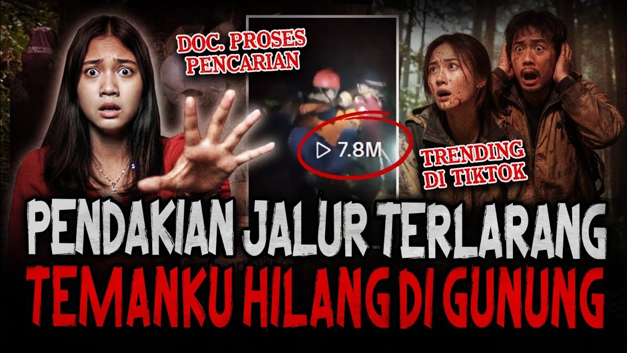GILAA.. SAMPE NANGIS GEMETERAN‼️[VIDEONYA VIRAL] PENDAKIAN TERLARANG 6 PENDAKI HILANG DI GUNUNG 