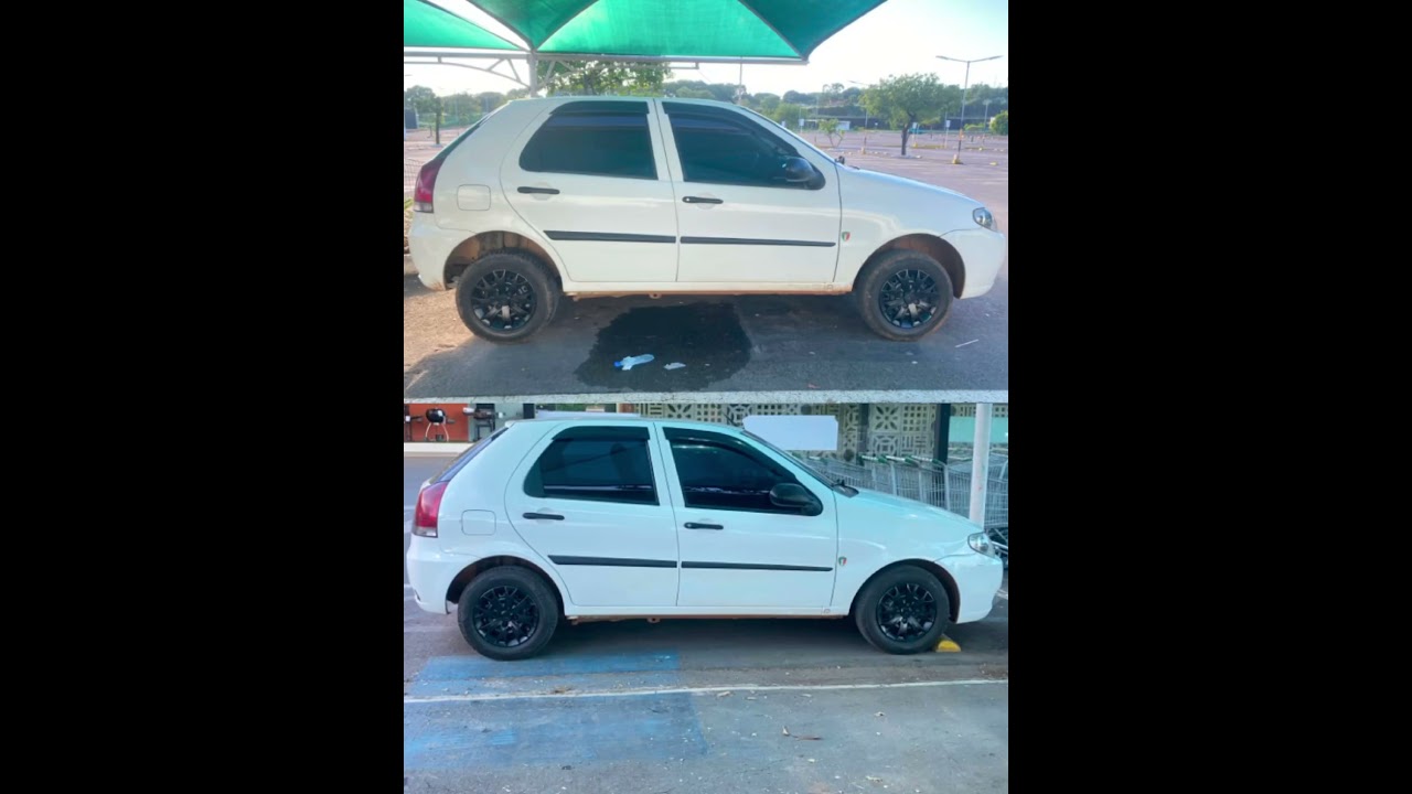 Palio fire com molas esportivas JJ     Suspens&atilde;o original.