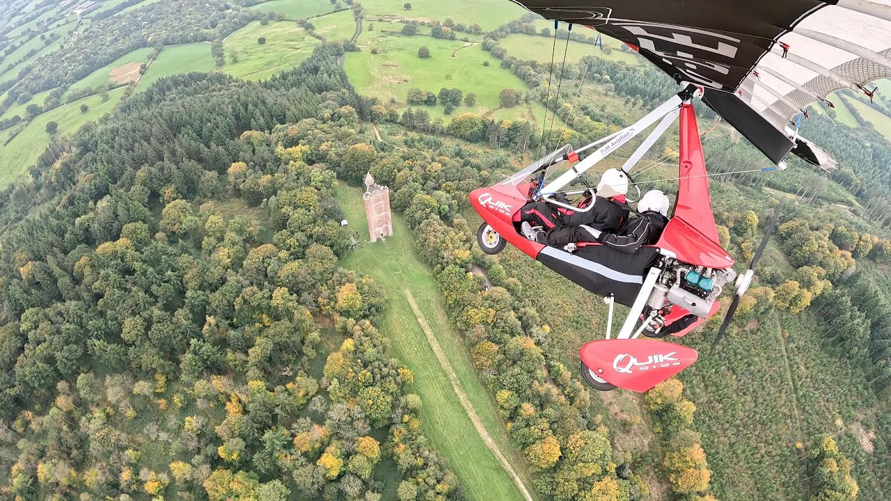 Henstridge, Alfred's Tower, Gillingham, Compton Abbas, Hairy landing