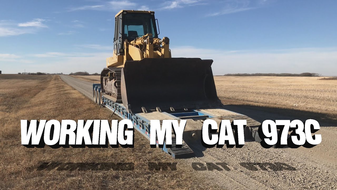Working My CAT 973c