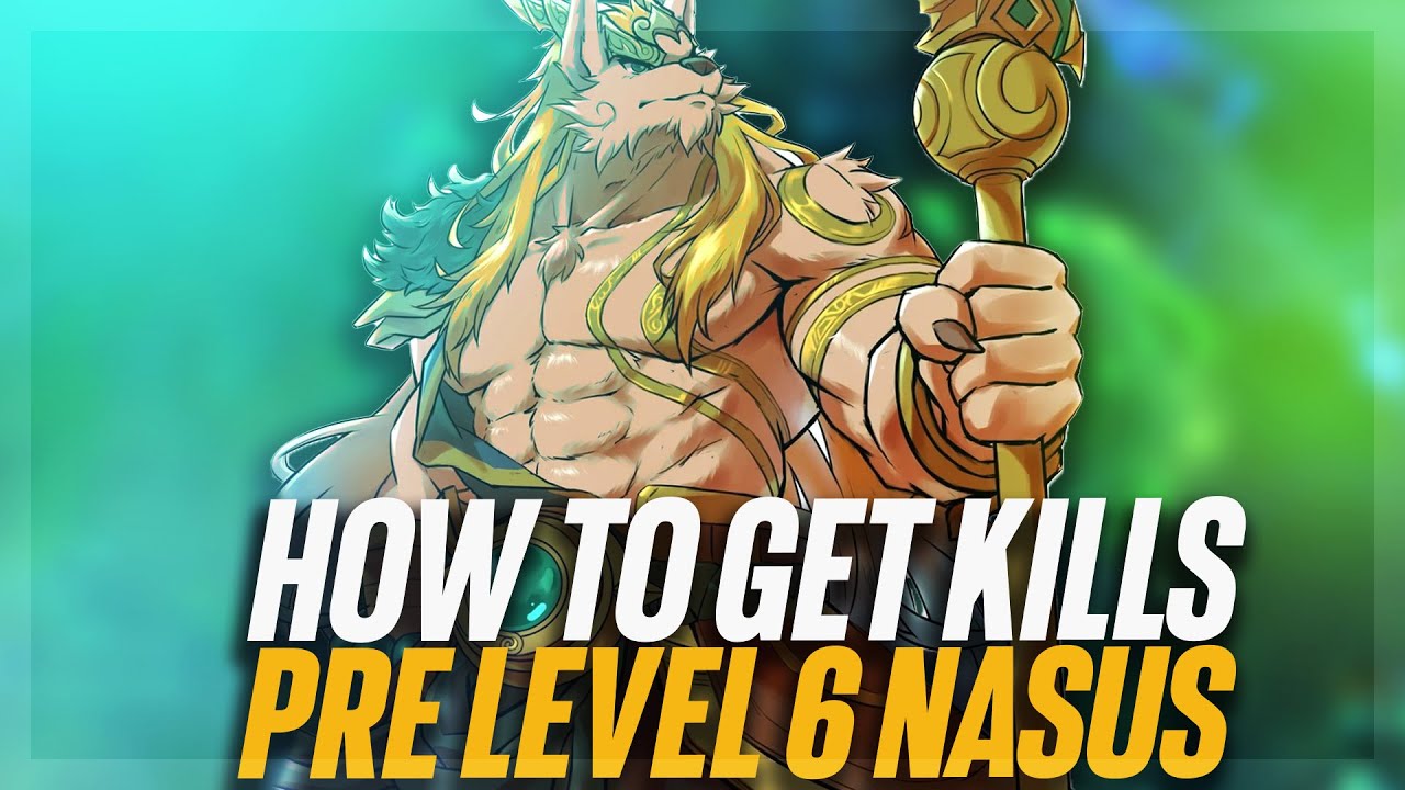 How to kill champions pre 6 as Nasus... | Carnarius | League of Legends