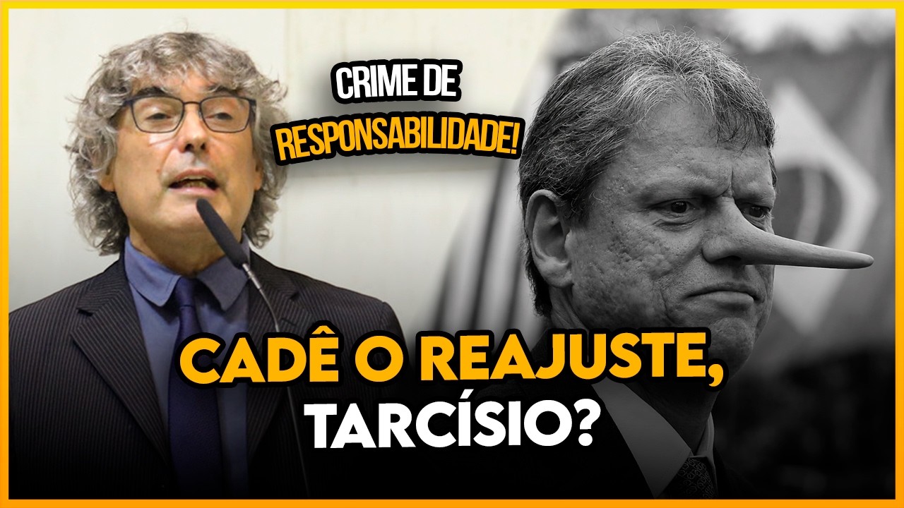 DATA-BASE E PISO: Giannazi aciona MP e TCE para obrigar Tarcísio a pagar!