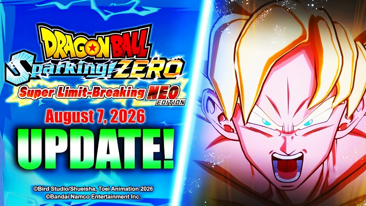DRAGON BALL: Sparking! ZERO &mdash; Официальный патч и обновление для НОВОГО DLC Super NEO!