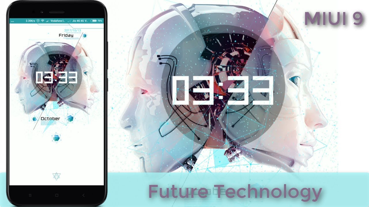 [Animated Theme] Future Technology Third Party MIUI 9 / MIUI 8 Theme | Theme for Geeks