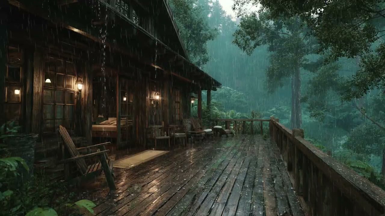 Wide Meadow Rain 🌧️ Wind Crossing Tall Grass Beneath A Low And Endless Gray Sky