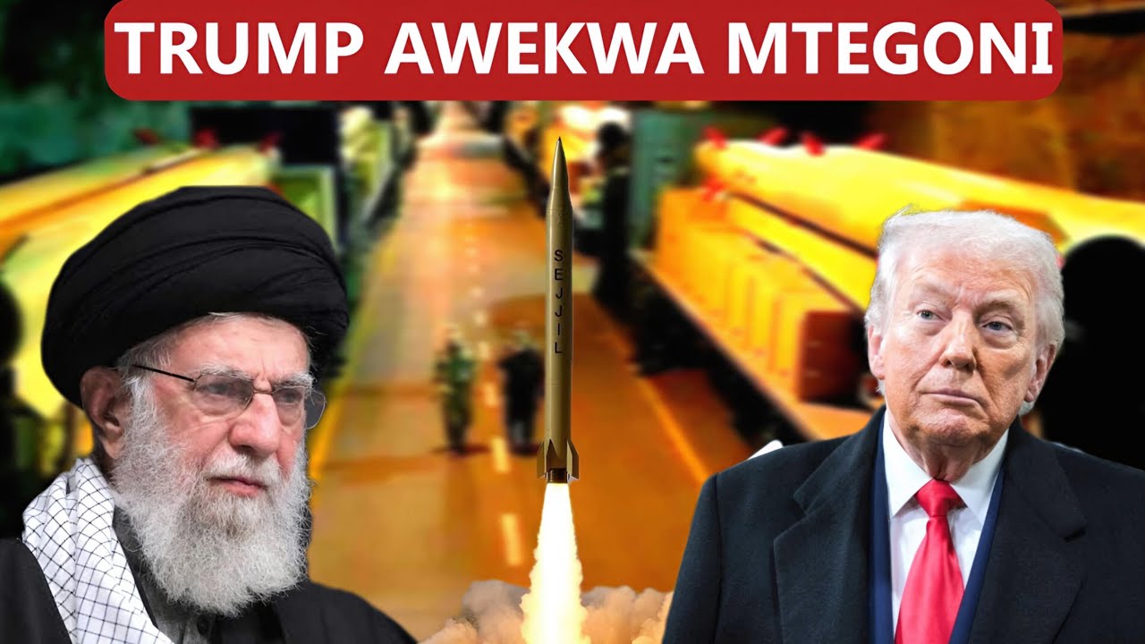 KIBURI CHA KHAMENEI KWA TRUMP KINATOKA HAPA, TRUMP ACHANGANYIKIWA NA MAKOMBORA YA IRAN