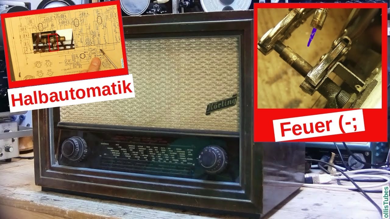 [162] früher Ukw Empfänger / nur 4 Röhren - Körting Neos51W Teil1