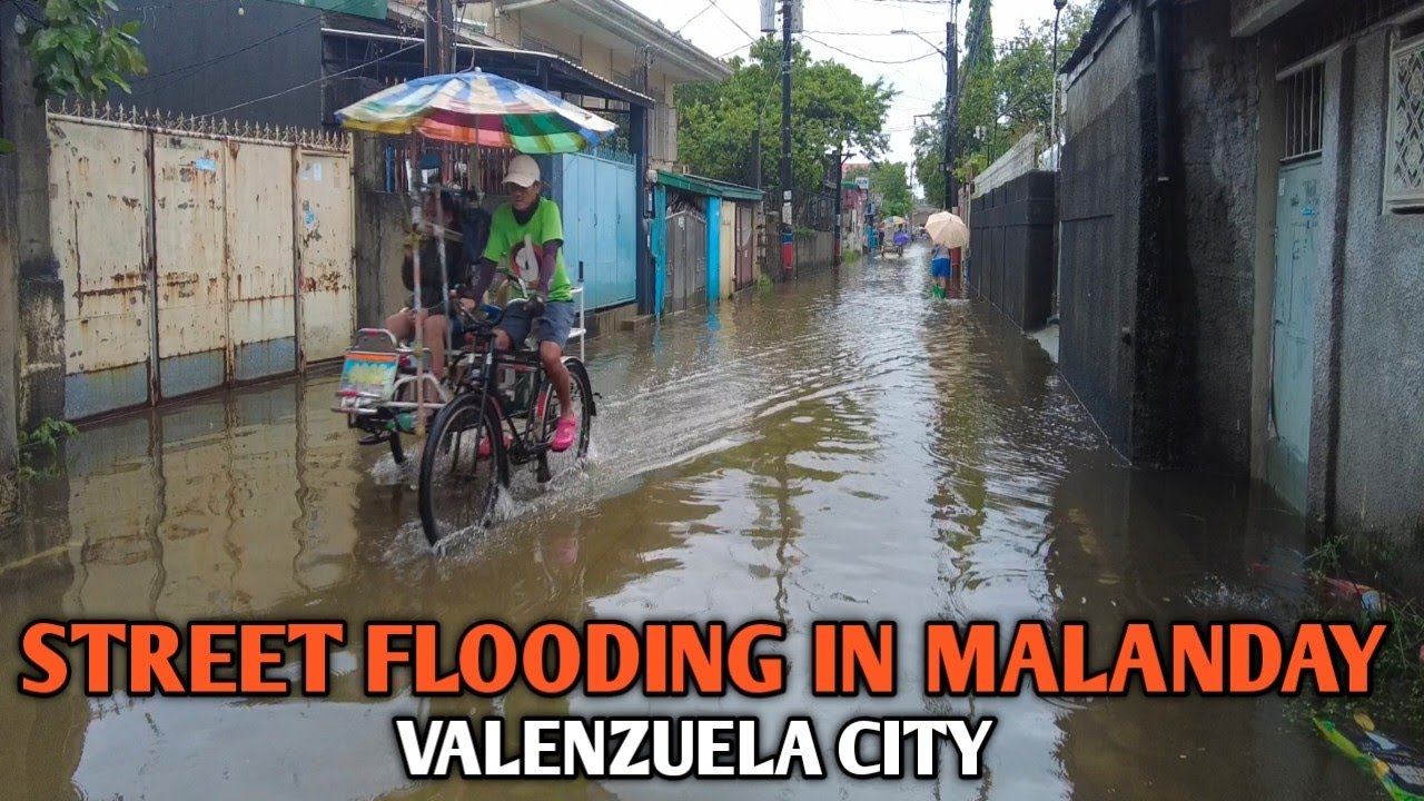 Intense Street Flooding in Malanday|Walking at Malanday Valenzuela City 🇵🇭