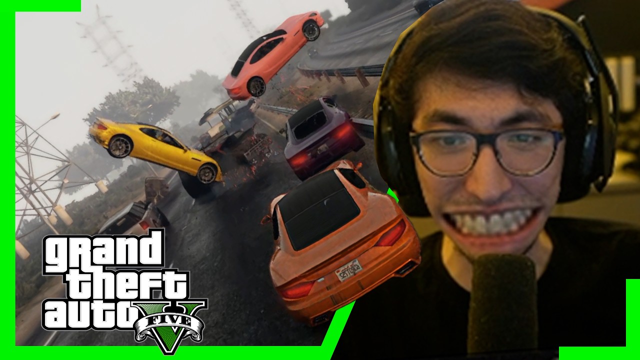 CORRIDAS DOIDAS com CORREDORES DOIDOS! - GTA V Corridas Malucas #553