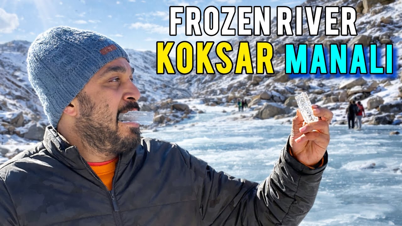#4 Frozen River in Koksar 😱 Manali | Winter Wonderland | Wadhwa&rsquo;s Vlogs 