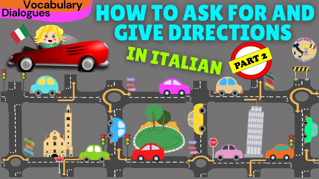 How to ask for and give directions in Italian – PART 2