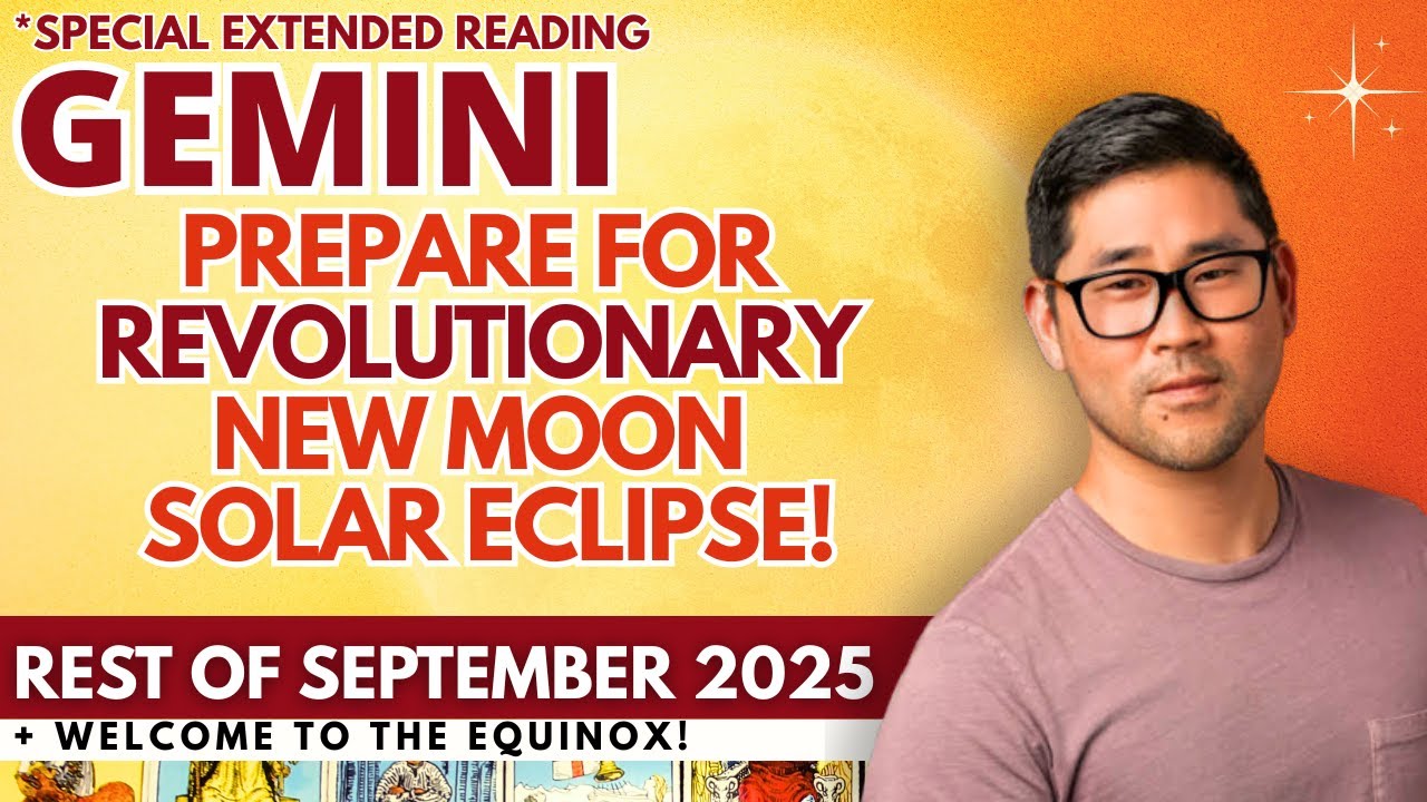 Gemini - FINALLY! RARE, LIFE-CHANGING ECLIPSE WEEK W/ SURPRISE ENDING! 🌠 Sept 21-30 Tarot Horoscope