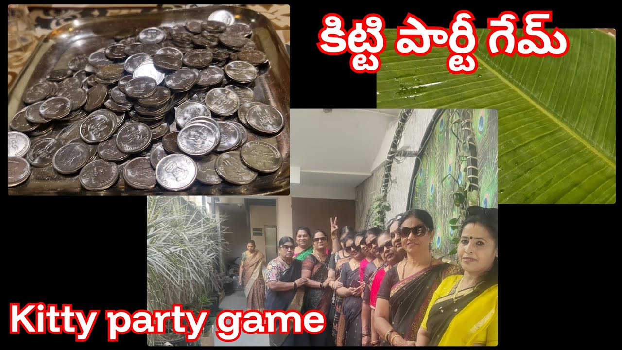 Kitty party game #telugulo #fungames 