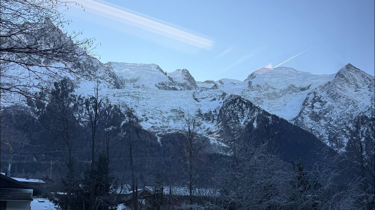 Chegando em Chamonix, centrinho e Restaurante Josefhine