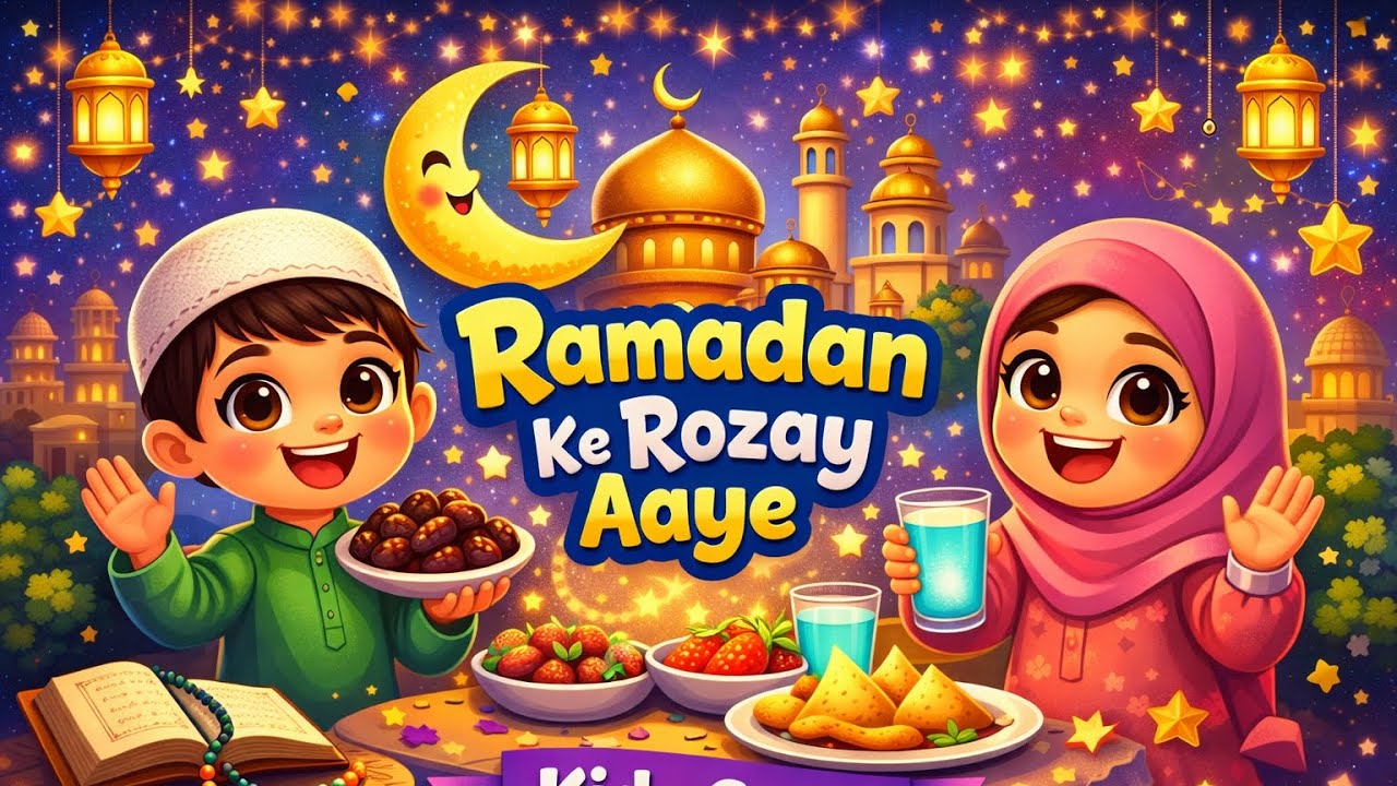 Ramadan Ke Rozay Aaye | Bachon Ki Pyari Nazm | Ramadan Kids Rhyme 
