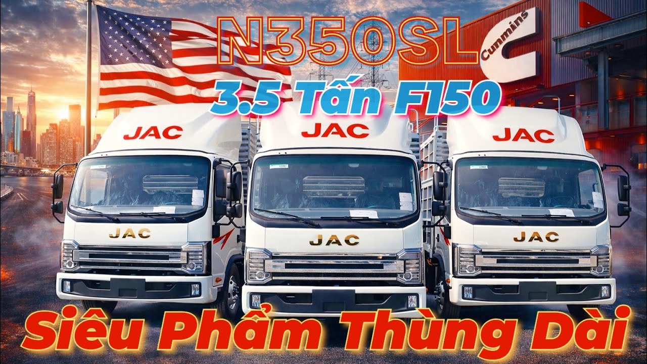 Có Gì Trên JAC N350SL Tải 3T5 Thùng Dài 6m2 Máy Cummins | Đối Thủ TERACO TERA345SL | An Cư Xe Tải