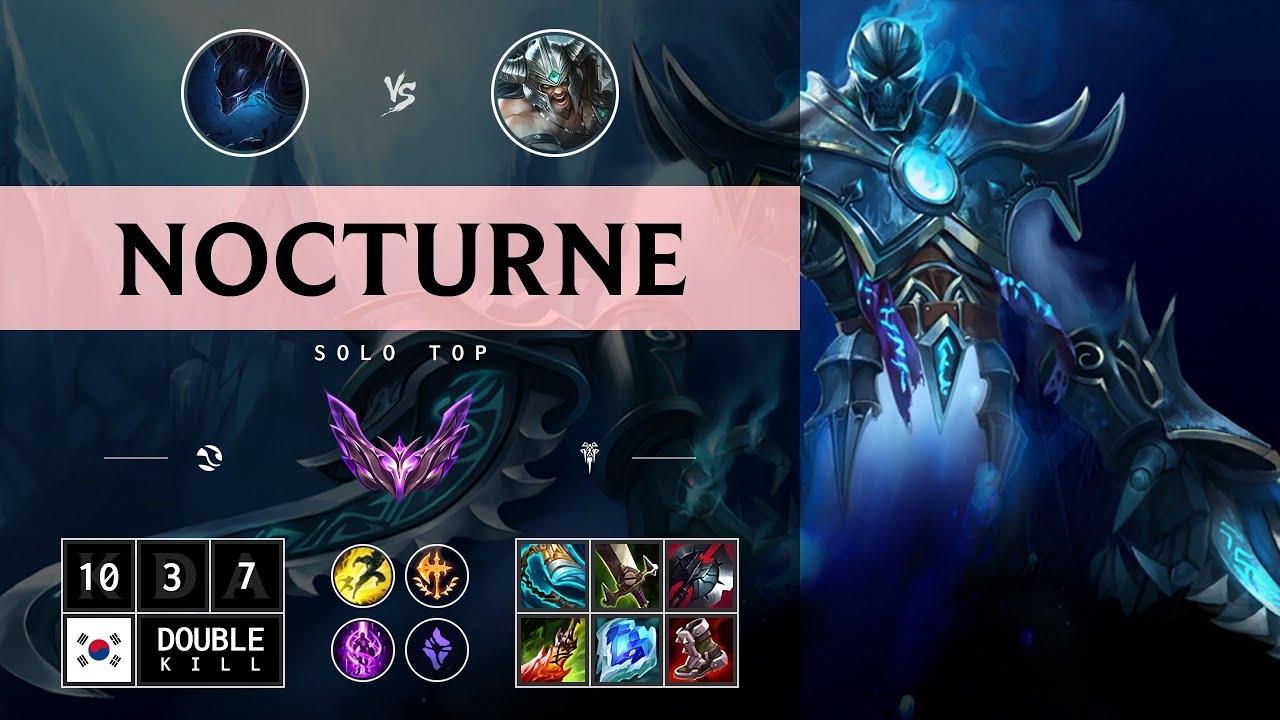 Nocturne Top vs Tryndamere - KR Master Patch 14.13