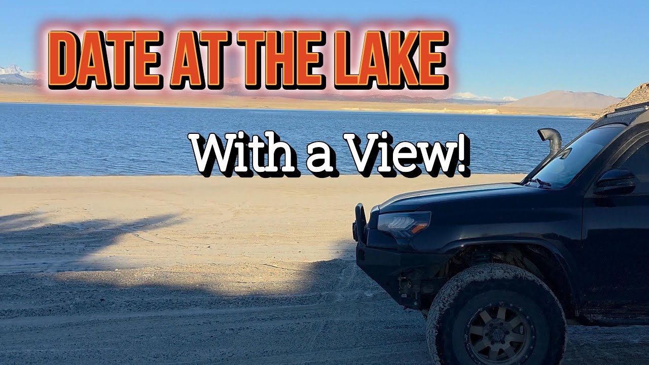 Overnight car camping date by the lake!!!