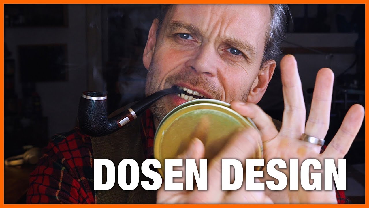 Pfeifentabak Etiketten gestalten und Pfeife rauchen