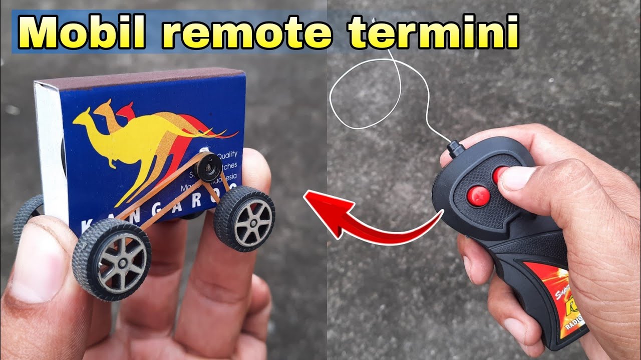 DIY membuat mobil unik remot kontrol mini