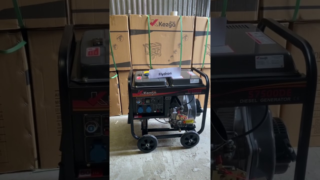 Дизельный генератор 5 кВт. Kezga Diesel Generator.