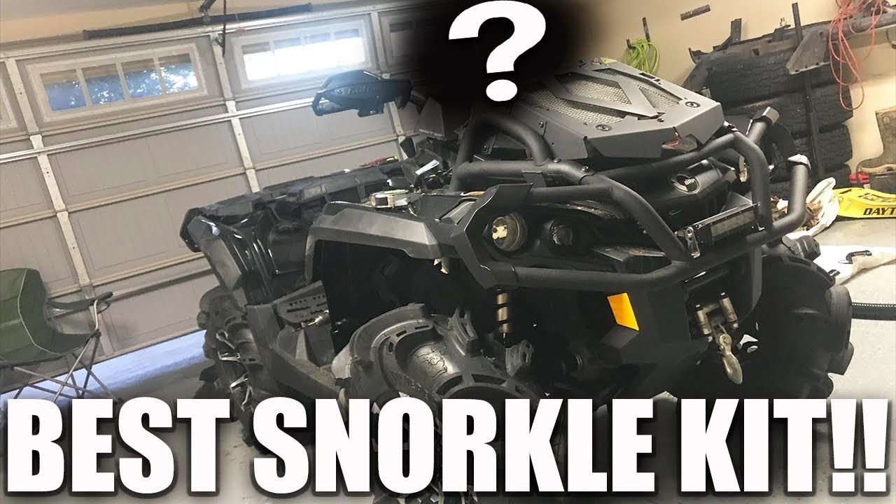 BEST SNORKLE KIT FOR CANAMS!! CANAM OUTLANDER 1000 XMR GETS WATERPROOFED!!