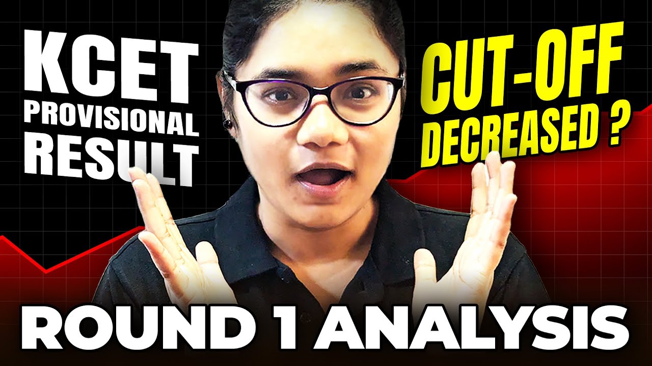 KCET Round 1 Cut-Offs Dropped? 📉 Full Provisional Result Analysis!