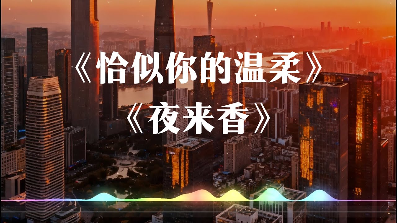 《恰似你的温柔》+《夜来香》男声抒情版版翻唱 chill out【动态歌词lyrics】#华语老歌