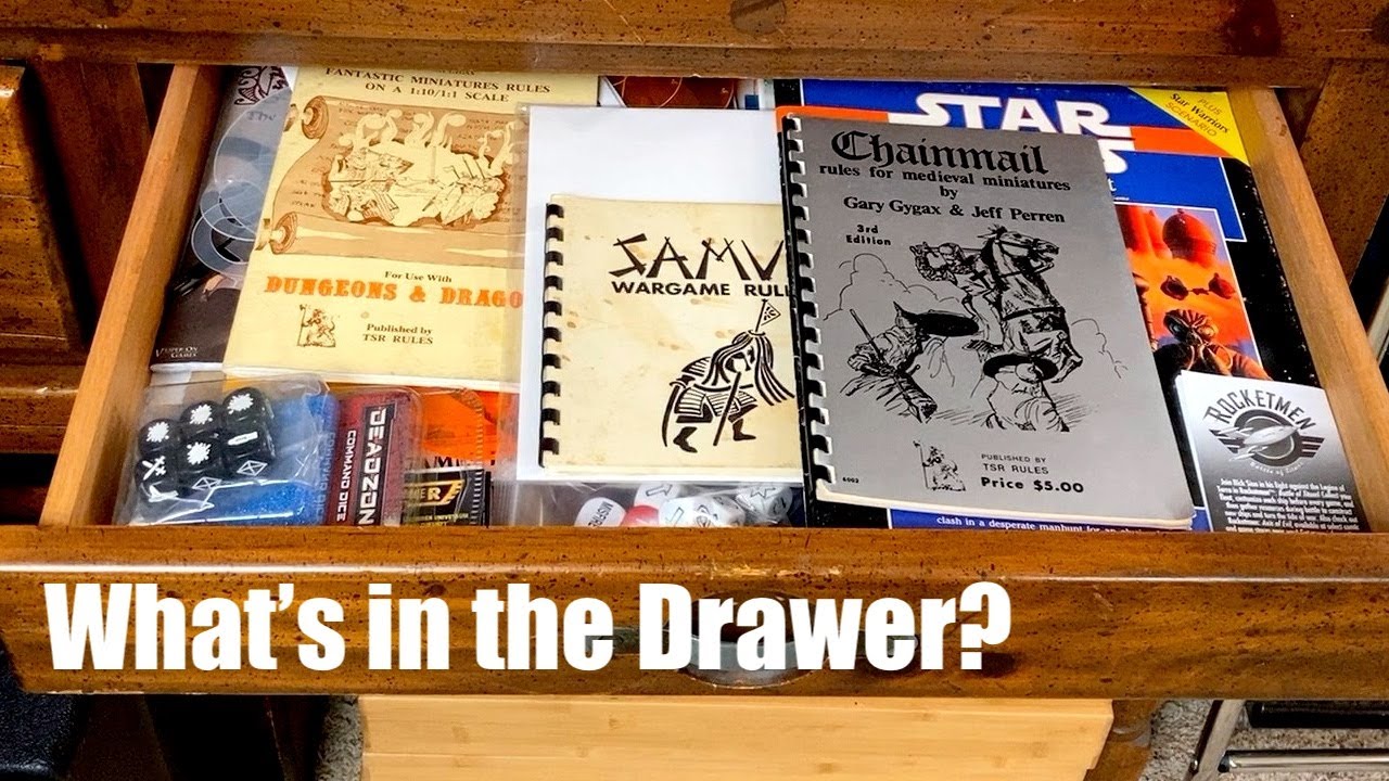 Miniature Wargaming Rules Collection from the Mysterious Drawer of Tabletop Curiosities