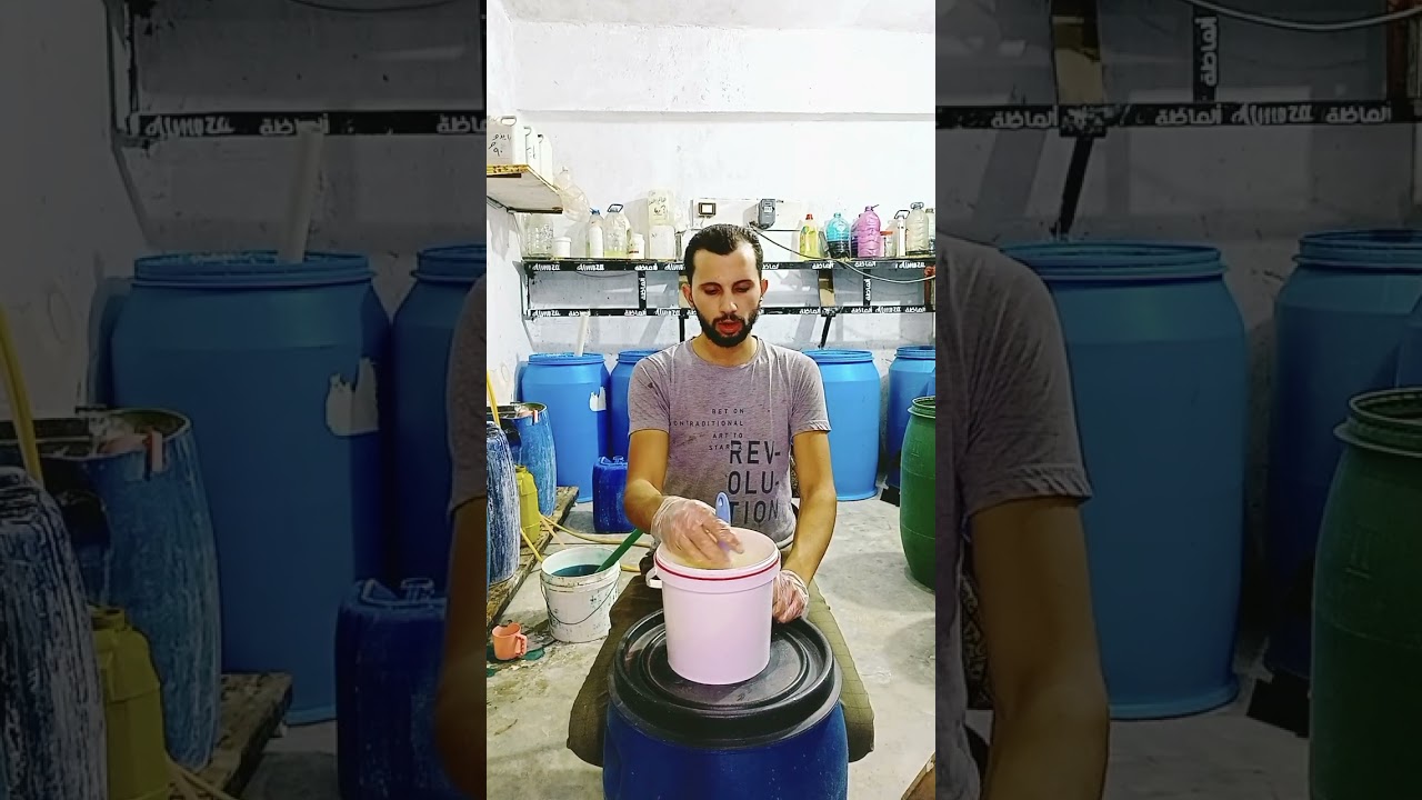 تصنيع صابون الشمس الصلب الطريقه الاصليه و صابون الابيض