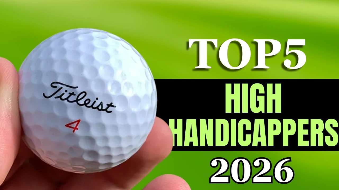 Top 5 Best Golf Balls 2026 for High Handicappers (Distance + Forgiveness!)