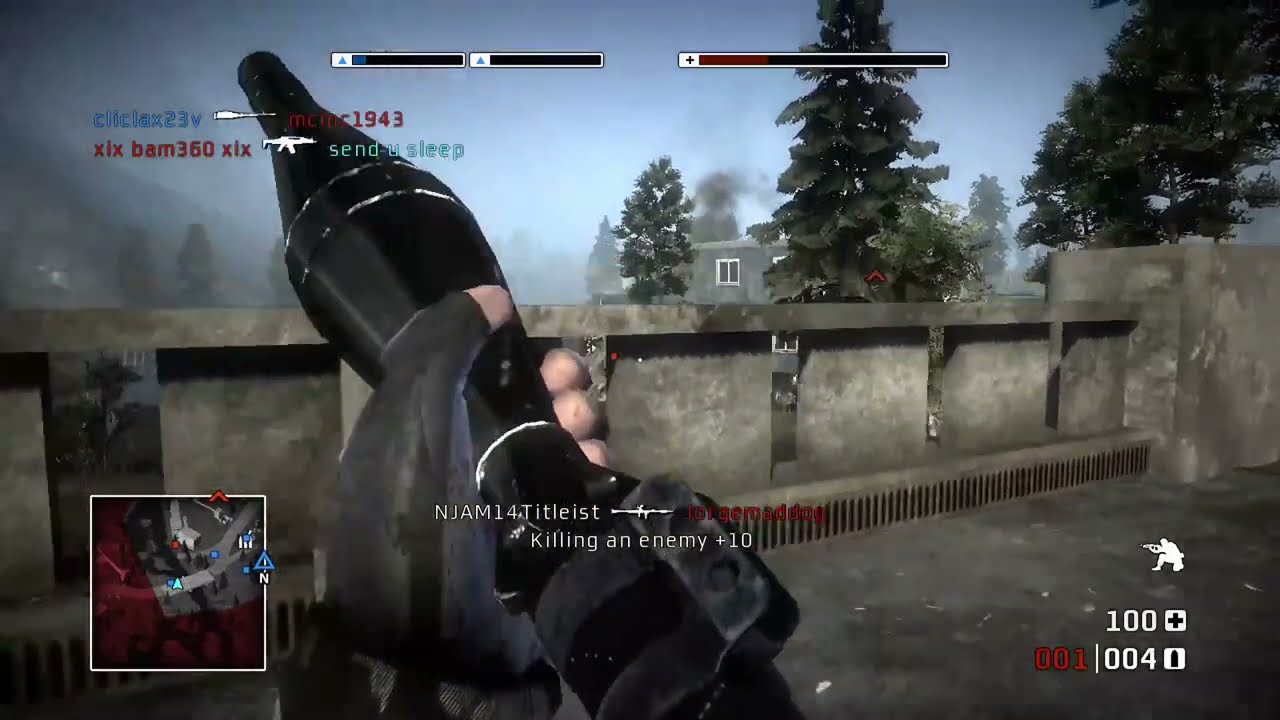 Battlefield Bad Company | Valley Run Gold Rush | Xbox One Online Multiplayer Gameplay