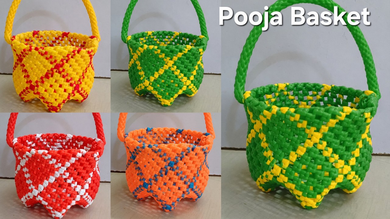Pooja  basket making full tutorial for beginners