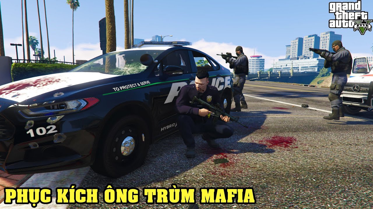 GTA 5 Đội Cảnh Sát Khu Vực Hỗ Trợ Đội Đặc Nhiệm FBI Tấn Công Ông Trùm Khủng Bố Mafia Tại Sòng Bạc