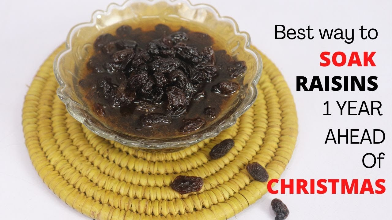 Soaking Fruits For Christmas Cake