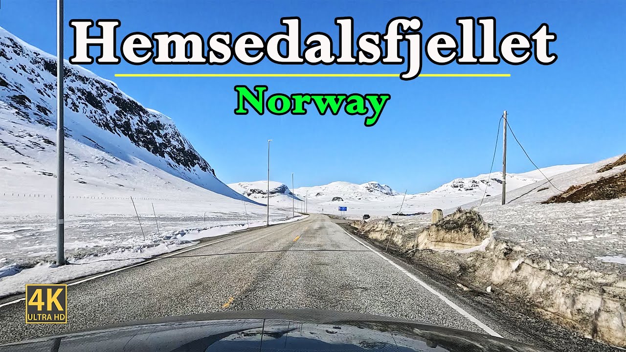 Hemsedalsfjellet Pass In Norway 🇳🇴 | Scenic Road Trip In Stunning 4K