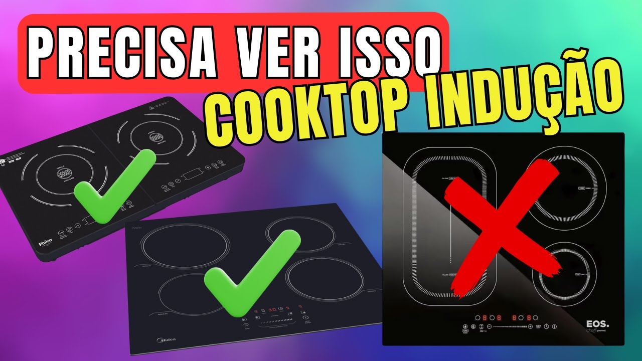 TOP 5 Melhores cooktops de indução 2026 🔴 - Qual melhor cooktop de indução custo benefício