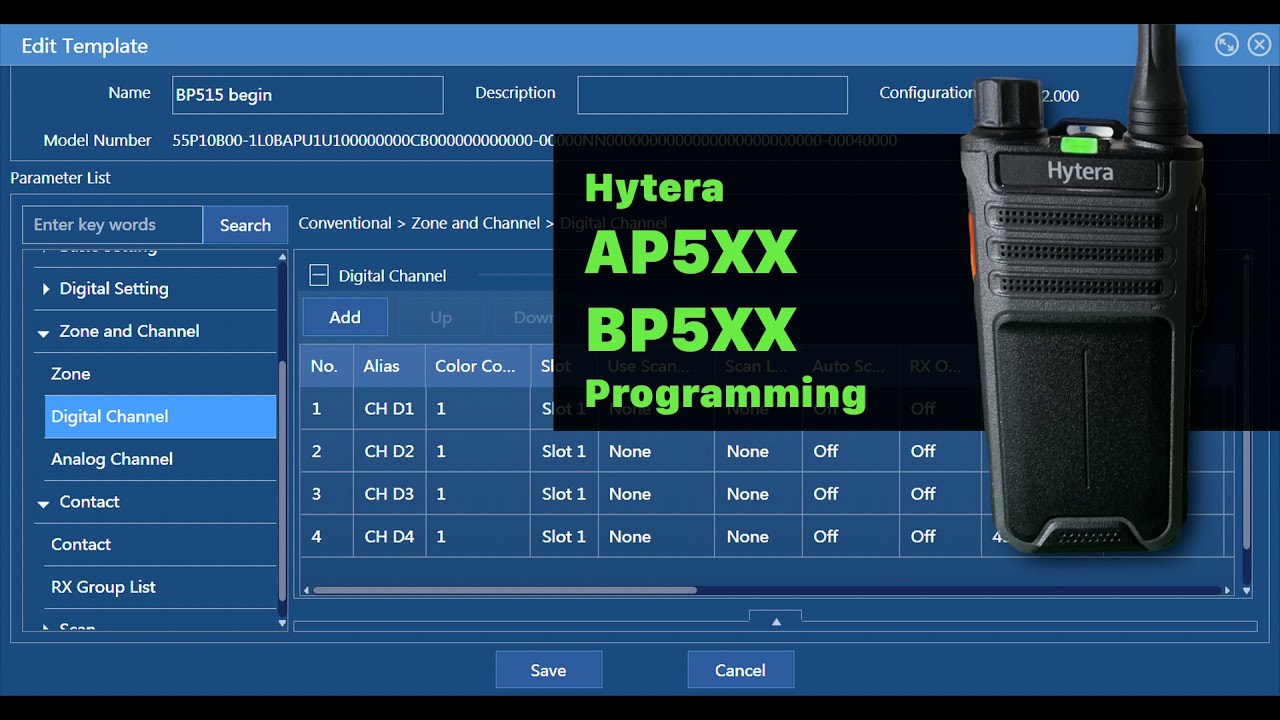 Программирование радиостанций Hytera AP515, AP585, BP515, BP565. Обучающее видео