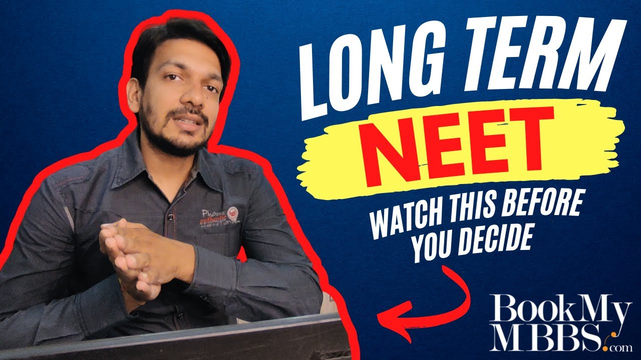 Long-term NEET - YES or NO? | What If NEET is Not Cleared? | Should YOU Repeat or Drop a Year?